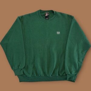 Green USA Olympic Sweater
